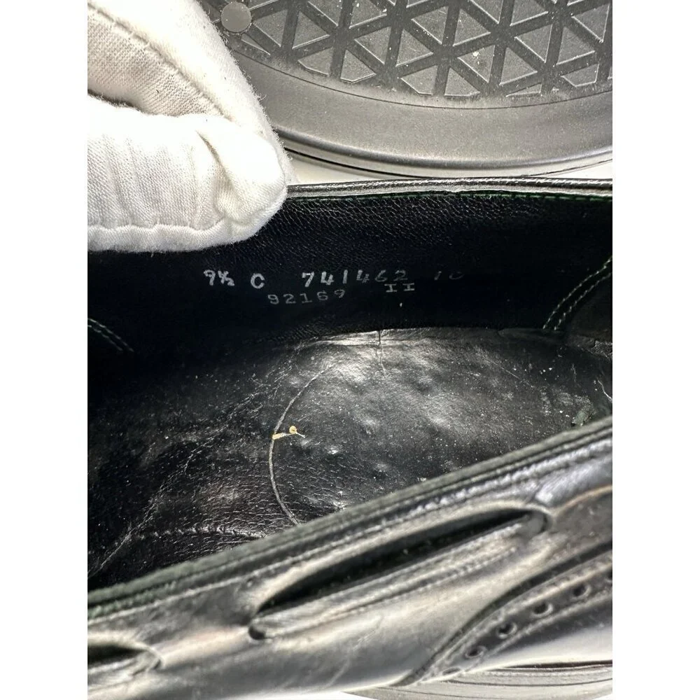 Florsheim Imperial Mens Leather Tasseled Loafers Shoes Size 9.5 C Black Slip On